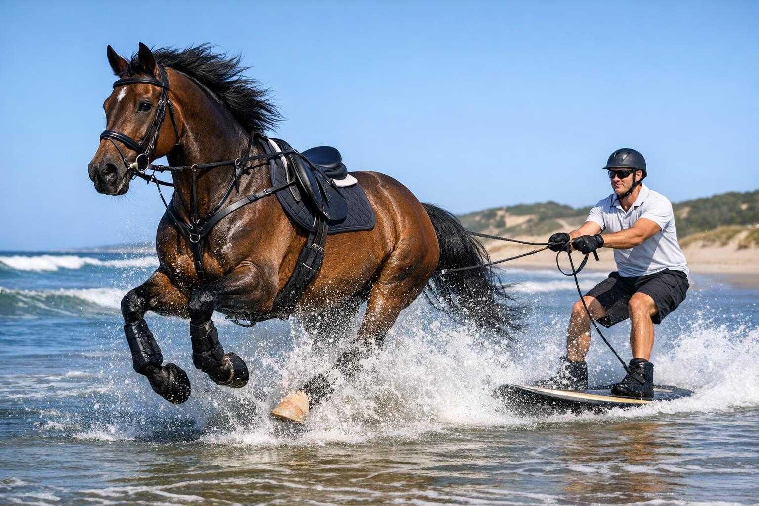 Horse Surfing