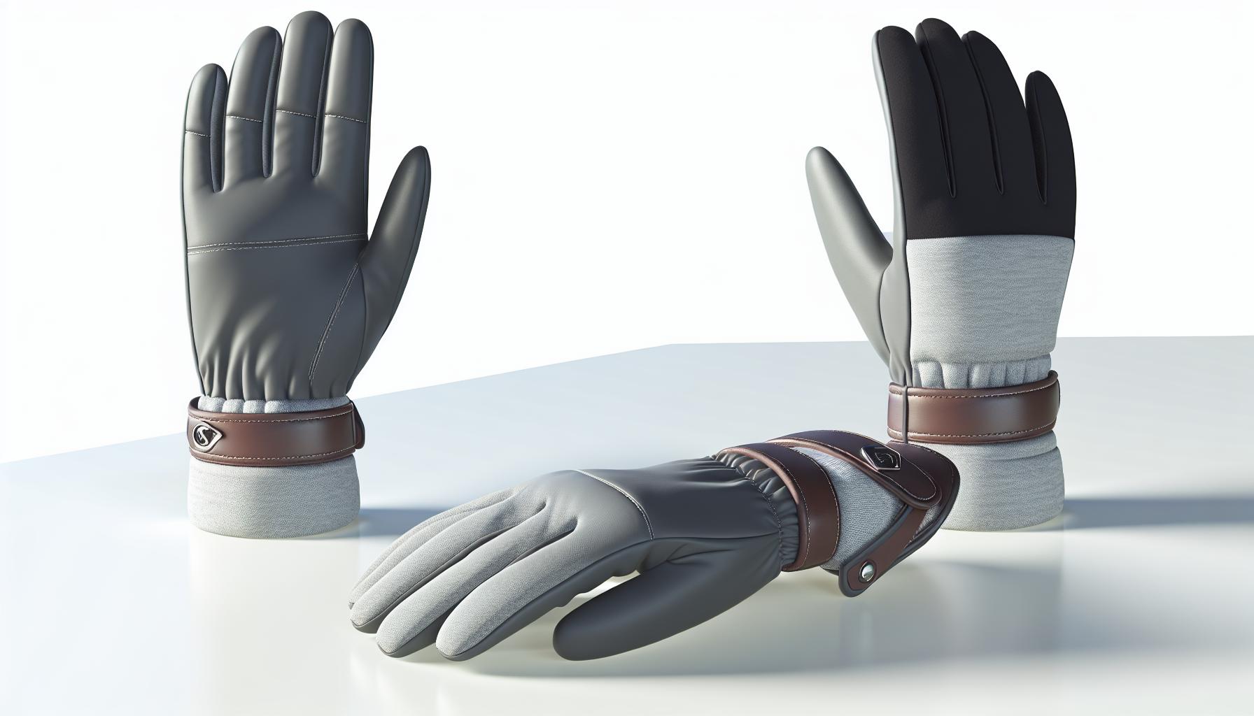 Gants d'hiver doublés