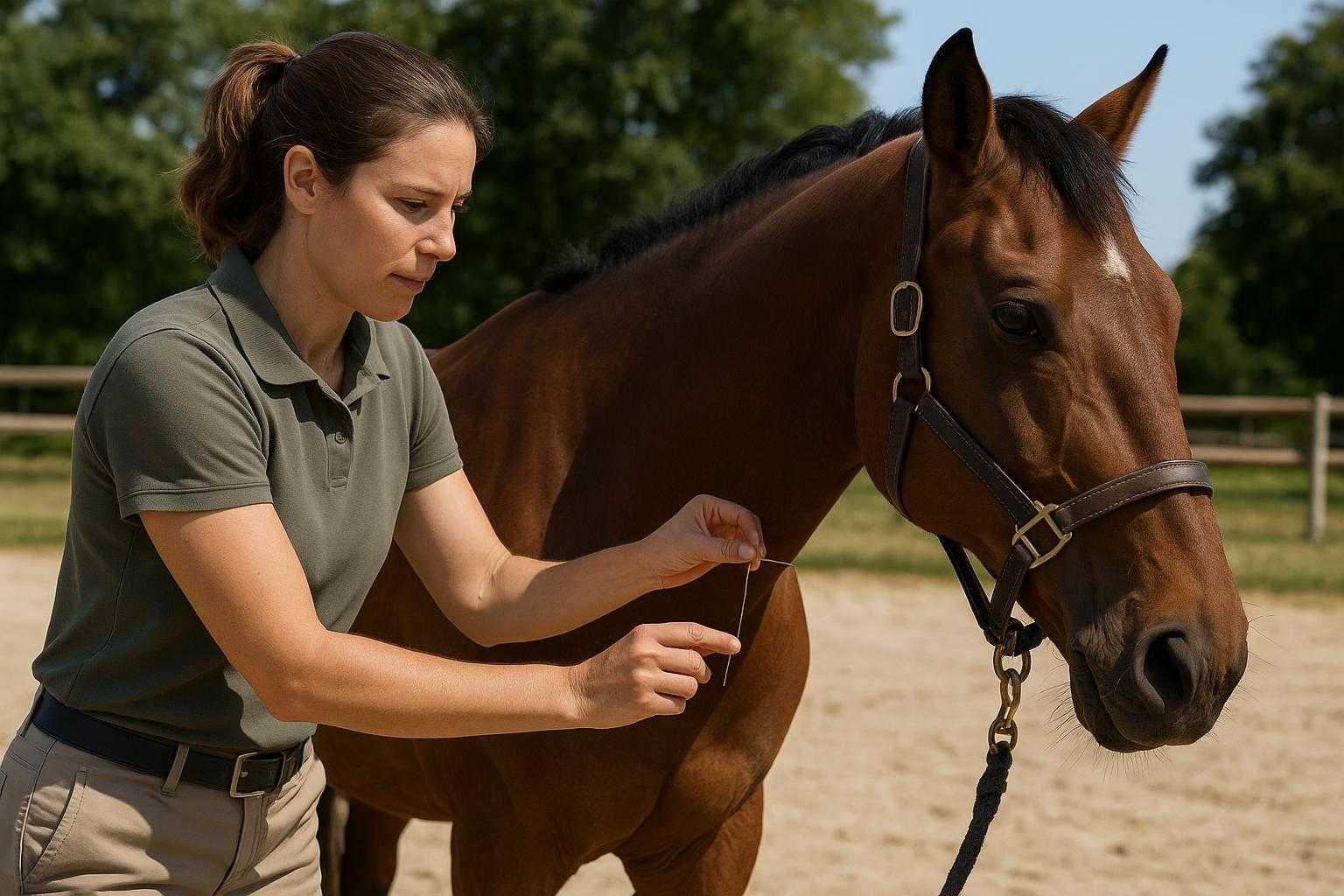 Acupuncteur équin