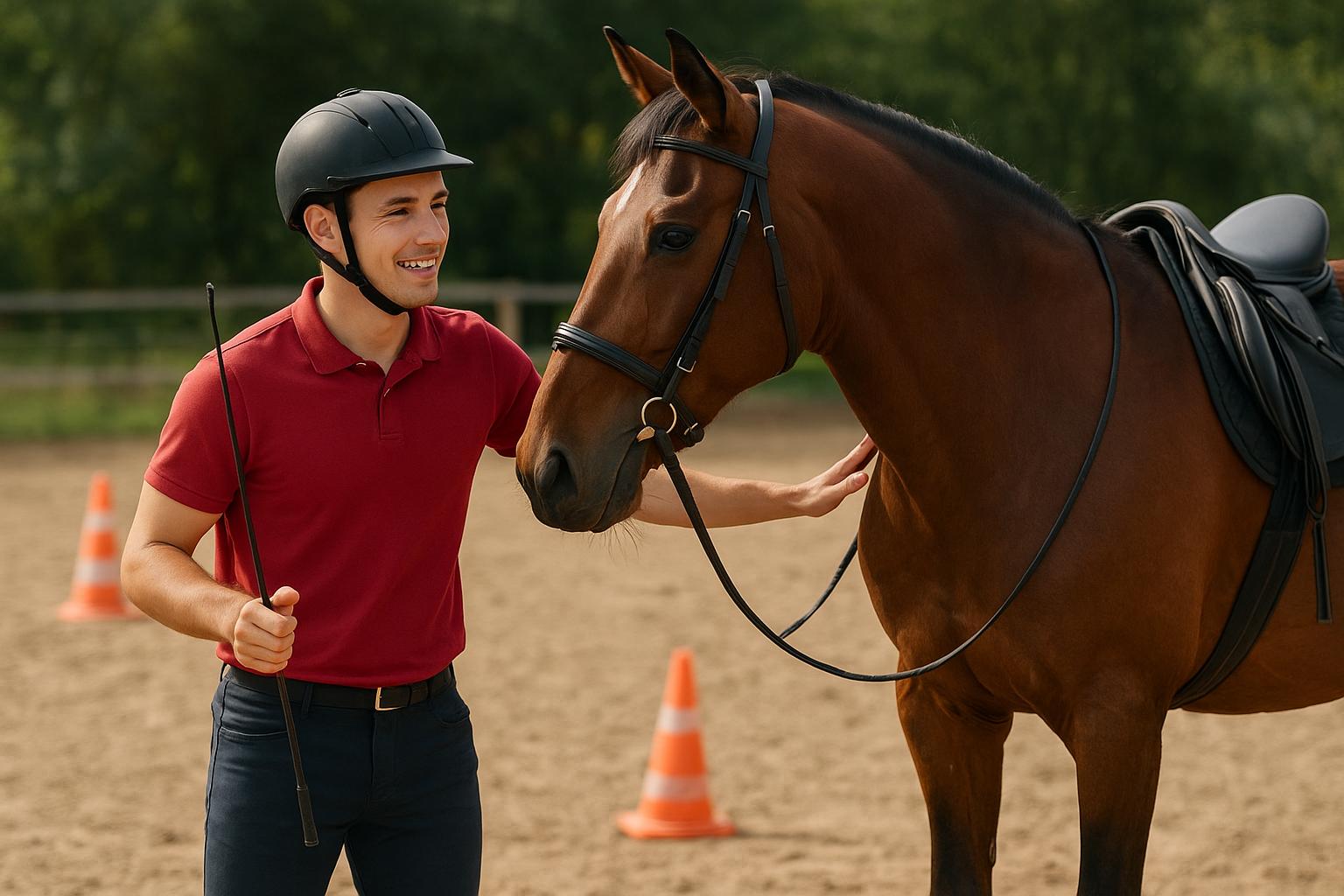 Enseignant en équitation adaptée