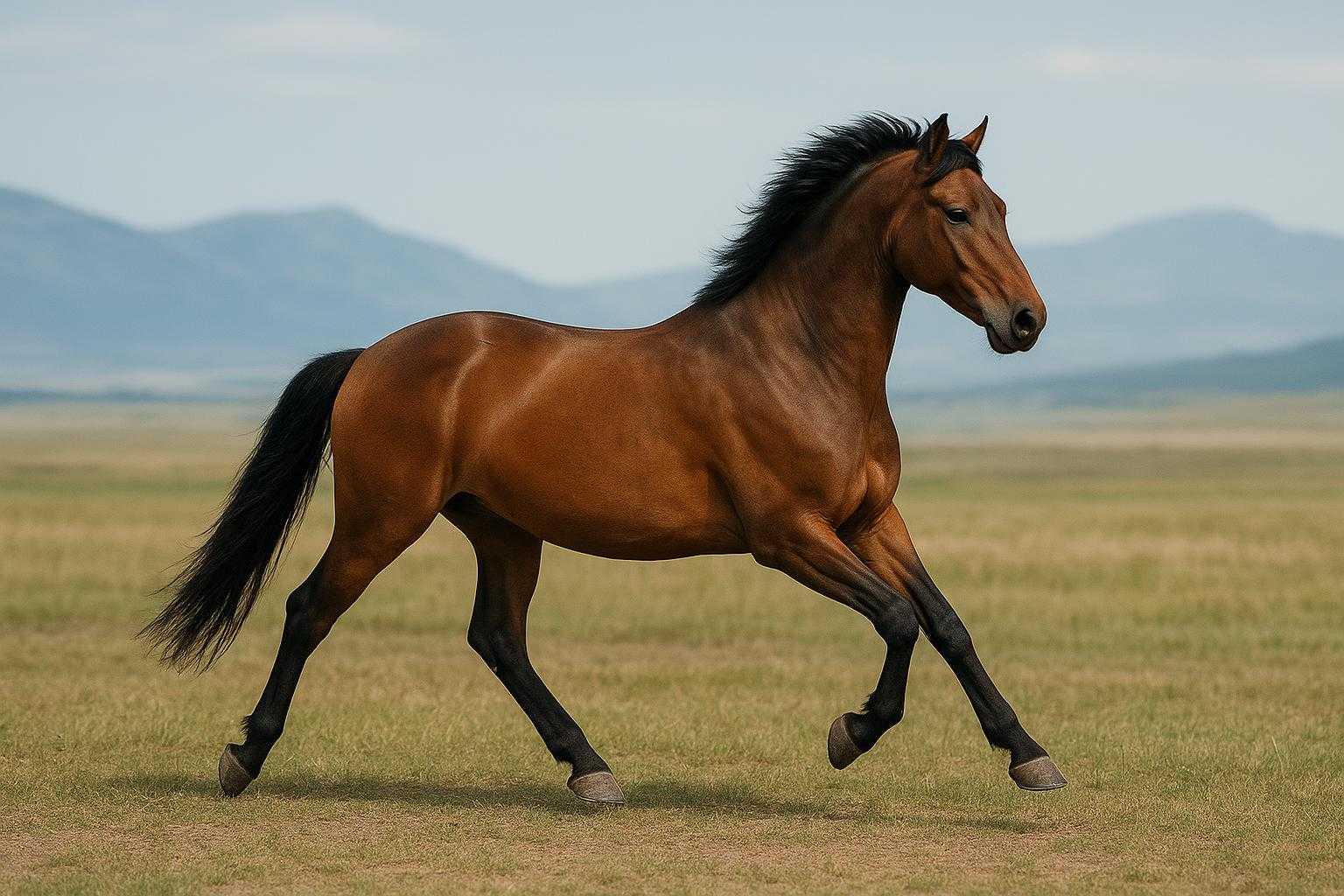 Petit cheval de selle allemand