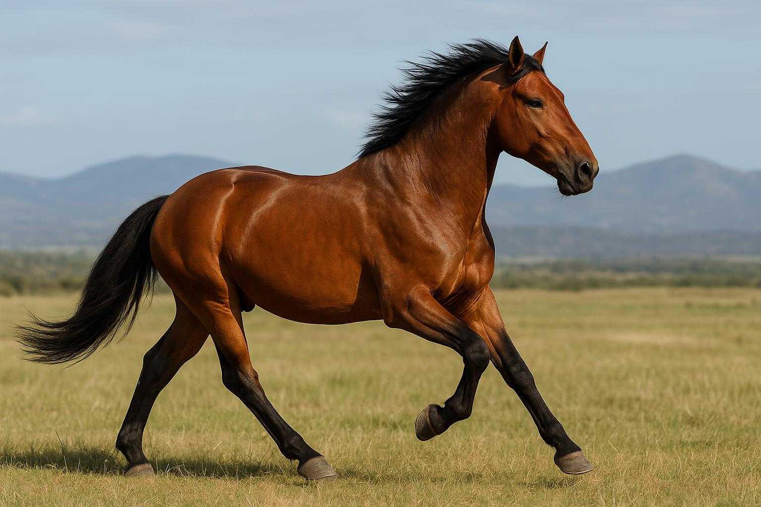 Sang-chaud lourd de Saxe-Thuringe