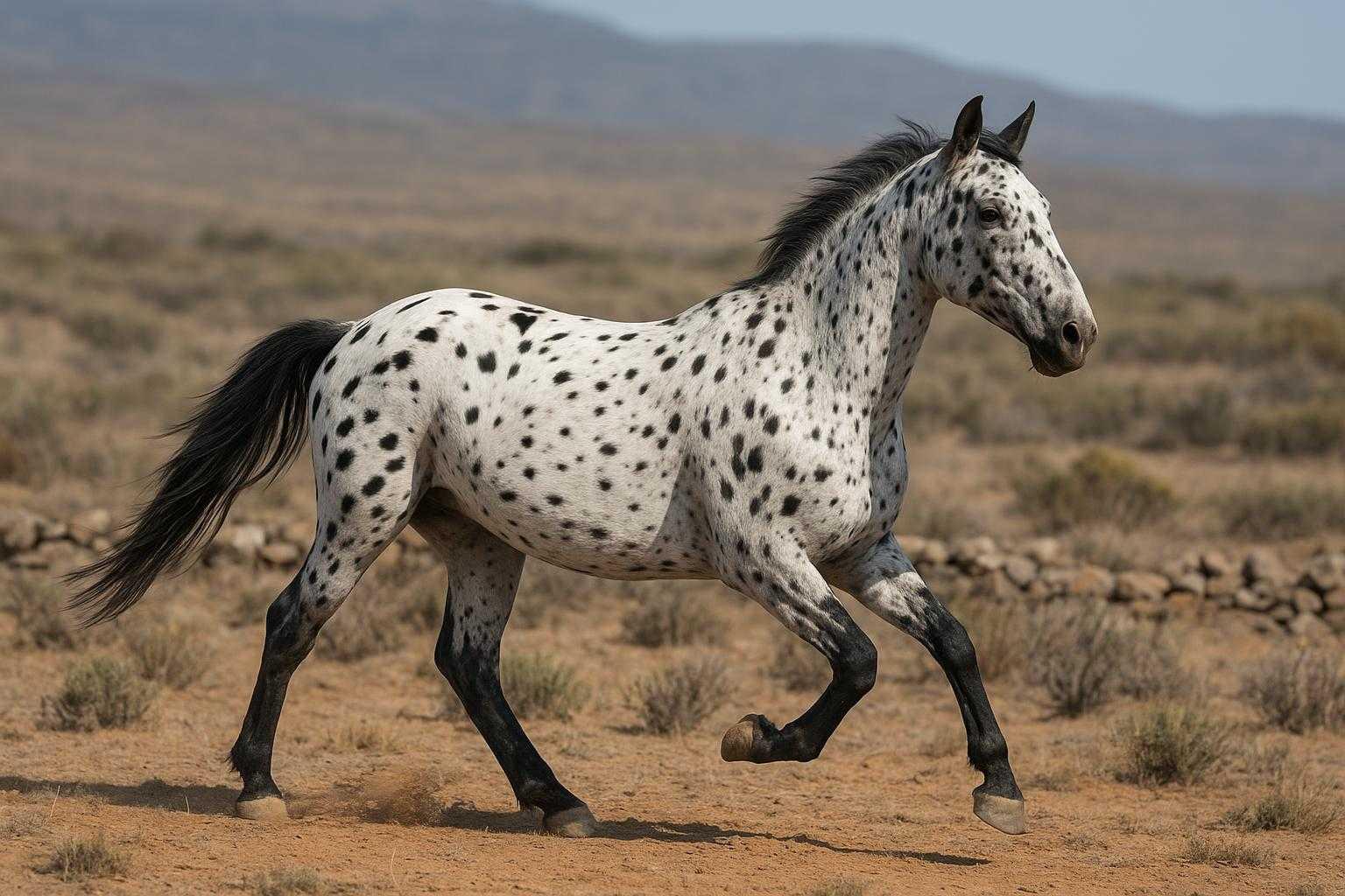 Spotted saddle horse